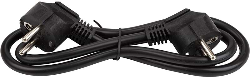 Кабель живлення PowerPlant 1м, two male plugs (EX610655)
